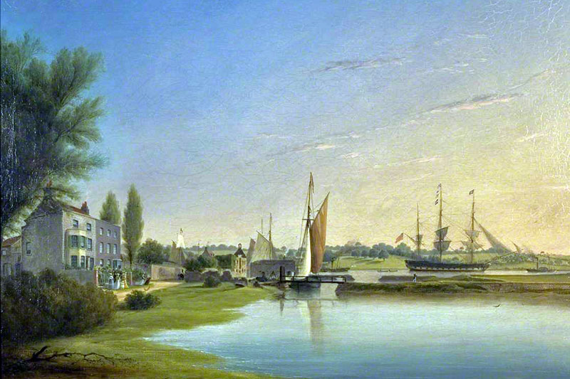 Sea Mills, 1844 by by Joseph Walter (1783 - 1856)