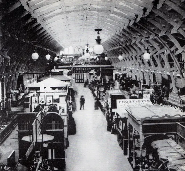 Some of the exhibits at the 1893 Bristol Industrial and Fine Arts Exhibition