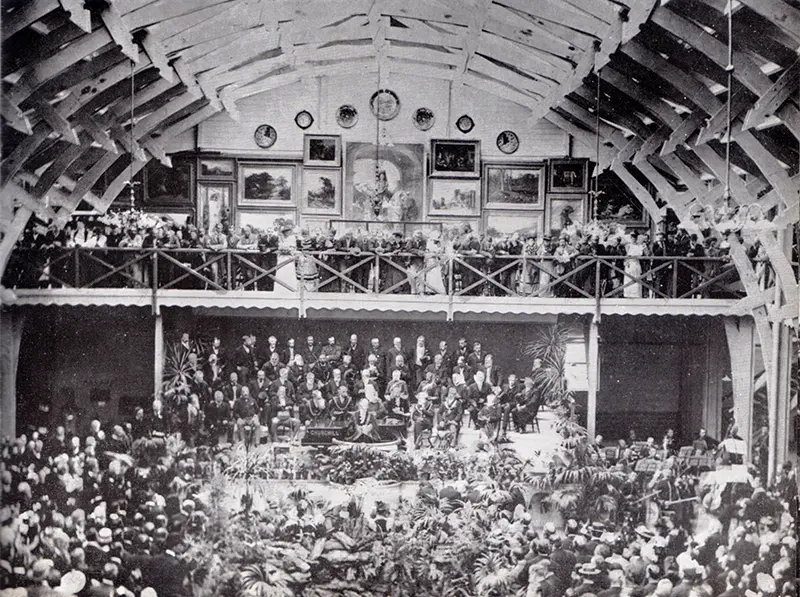 The opening of the Bristol 1893 Industrial & Fine Arts Exhibition