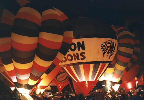 Nightglow at Bristol Balloon Fiesta