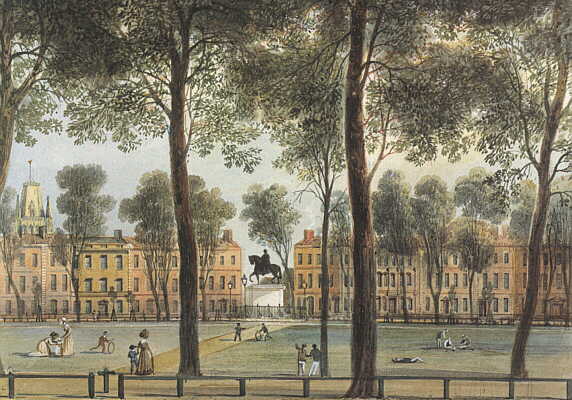Queen Square in 1827