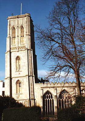 The leaning tower of Temple Church