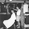 Barber. Photo from dad's photo albums