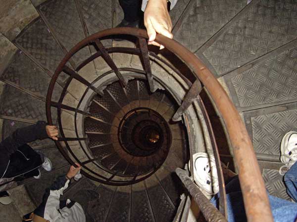 Arc de Triompe stairs