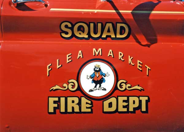 San jose flea market fire truck