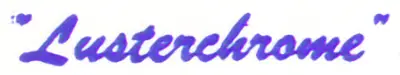 Tichnor Brothers Lusterchrome logo