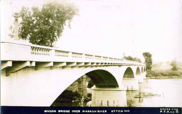 Wabash River Wagon Bridge, Attica