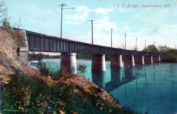 I.U.T. Bridge over Wabash River at Kienly's Island, Logansport