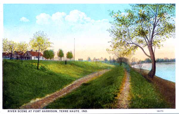 River Scene at Fort Harrison, Terre Haute