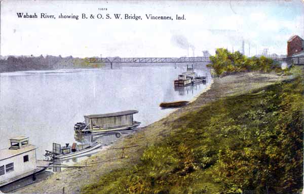 B. & O. S. W. Bridge over theWabash River, Vincennes, Indiana