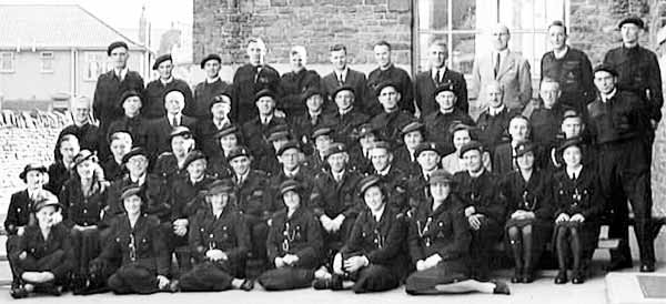 Air Raid Wardens based at Air Balloon School during WWII