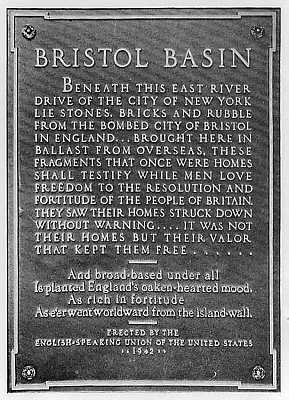 Plaque in New York