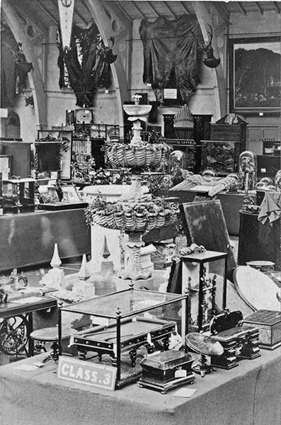 Some of the exhibits at the 1893 Bristol Industrial and Fine Arts Exhibition