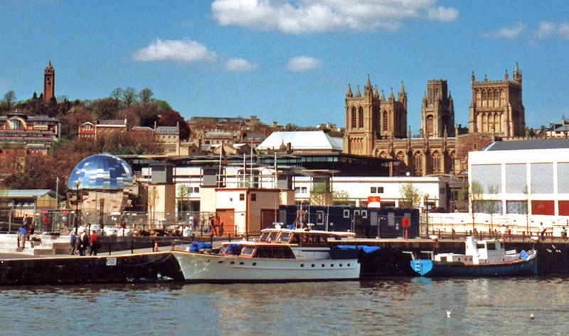 A view of the docks