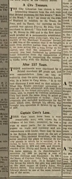 Western Daily Press, 29 February 1932