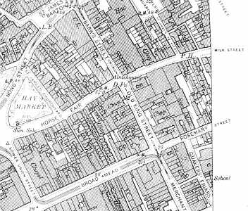Milk Street in 1901