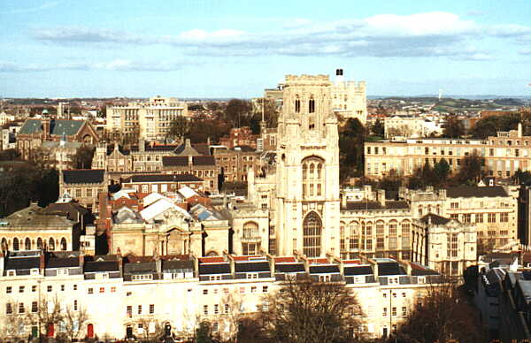 Wills University Tower from the Cabot Tower