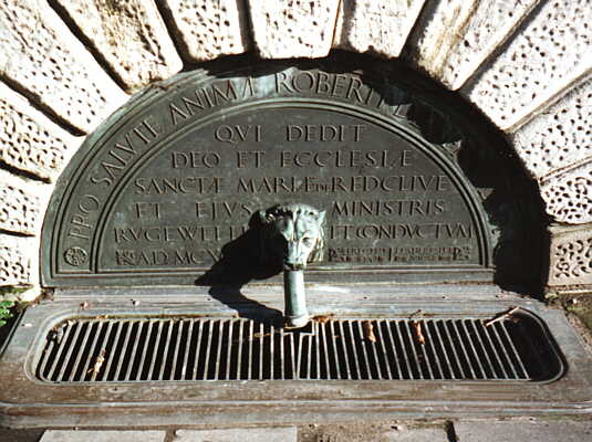 Rugewell plaque - St Mary Redcliffe