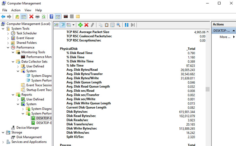 Computer Management or the Microsoft Manangement Console (MMC)