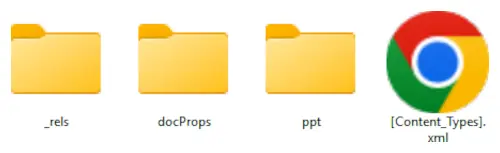 pptx file as zip file