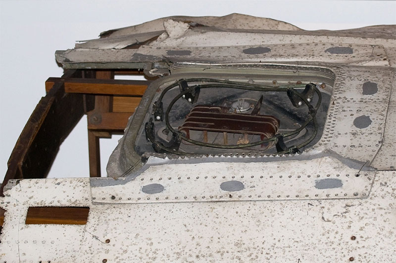 Part of the recovered Comet G-ALYP