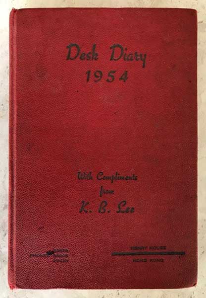 Leslie Smith's diary, 1954