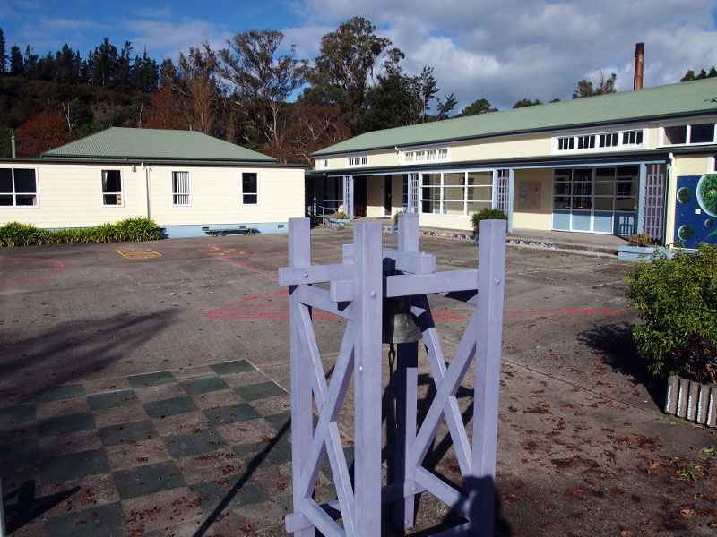 Chevron's bell at Collingwood Area School