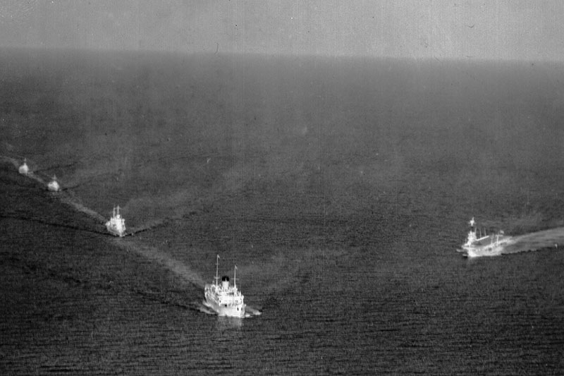 HMS Warrior approaching Gothic and her escorts