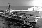 HMS Warrior at Grand Harbour, Malta ~ 1953. Photo from dad's photo albums