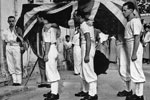 The funeral of A/B Jock Kerr, drowned whilst sailing on Victoria Lake, Rangoon, 1951. Photo from my dad's albums.