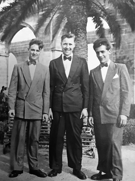 Dawn's favourite photo of her dad (left). Taken in Malta in 1951.