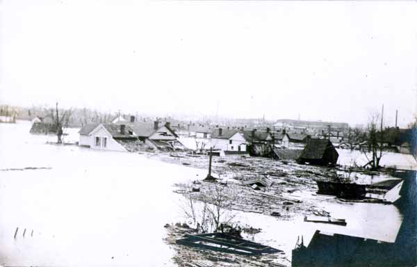 Flood Scene, Dayton, Ohio