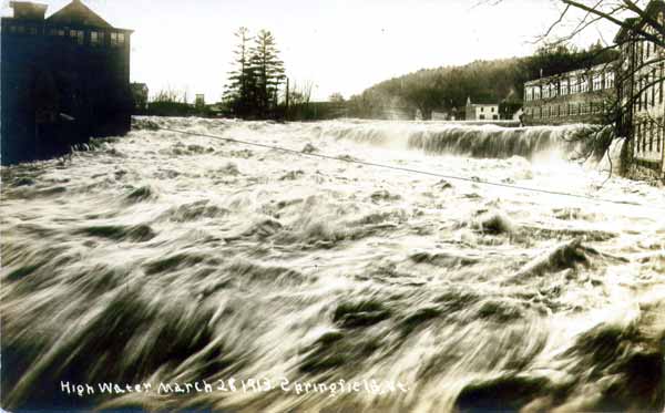 High Water - March 28th 1913 - Springfield, Vermont