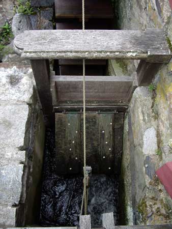 water wheel mill race