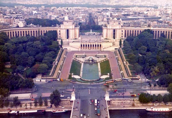 Palais de Chaillot from the Eiffel Tower