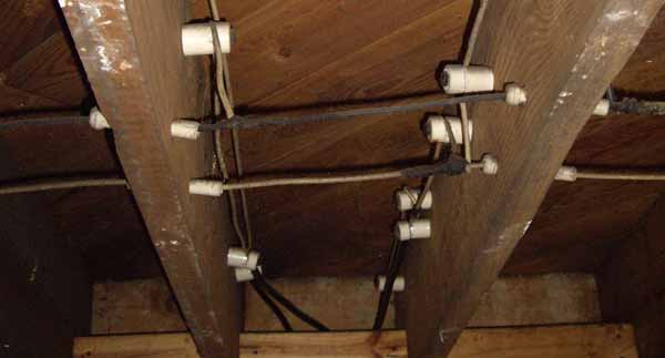 Knob and tube wiring