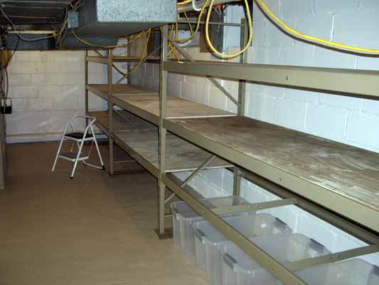 cellar shelving