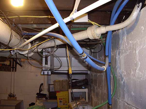 cellar pipework