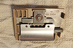 Technicolor Instant Movie Projector 500. Rear panel leg adjustment and reflector assembly