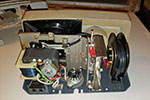 The exposed projector.