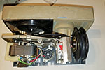 The exposed projector.