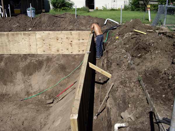 New pool siding