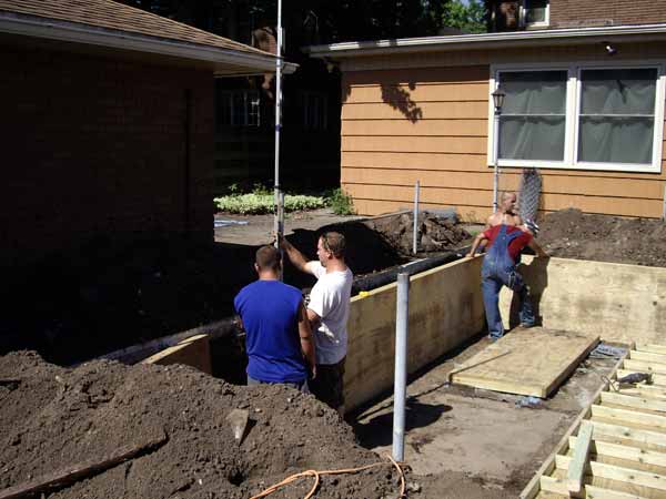 New pool siding