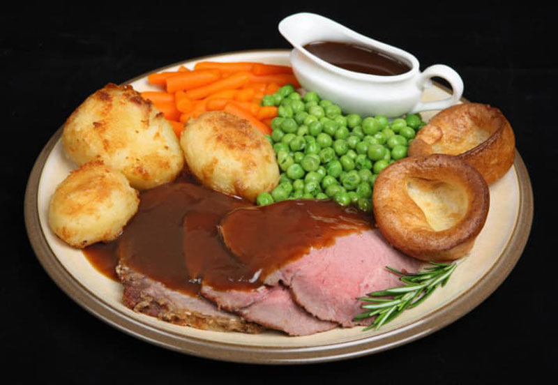 Roast beef dinner