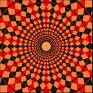 Colour Spiral or Concentric Circles