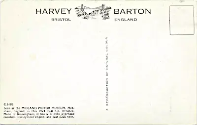 postcard back