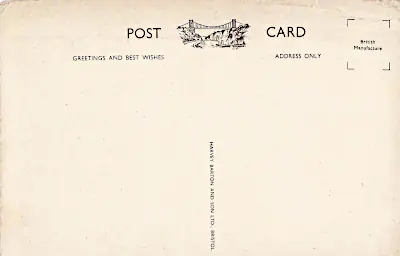 postcard back