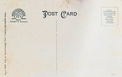 Postcard back