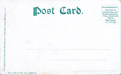 Postcard back