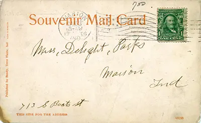 Postcard back